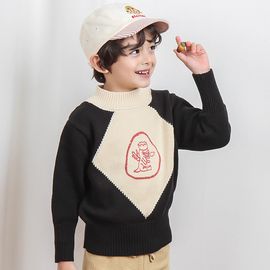 [BABYBLEE] D201180 Dinosaur Knitted T/Cotton 100%/Baby Cloths/Kids 